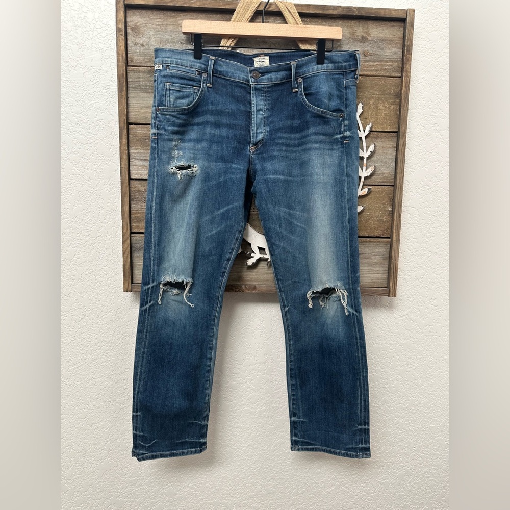 Citizens Of Humanity‎ Emerson Slim Boyfriend Blue Jeans size 32